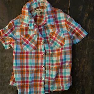 Boys short sleeve button up